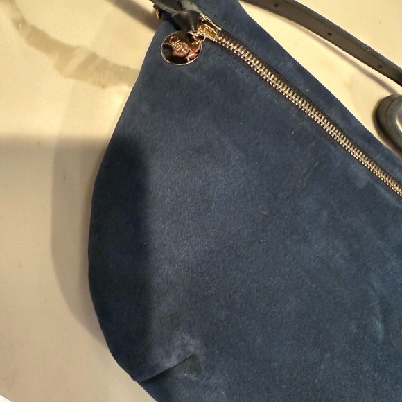 Clare V Navy Suede Grand Fanny - Picture 2 of 6